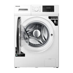 Lavarropas Automático Carga Frontal AIWA 6KG Inverter - Blanco